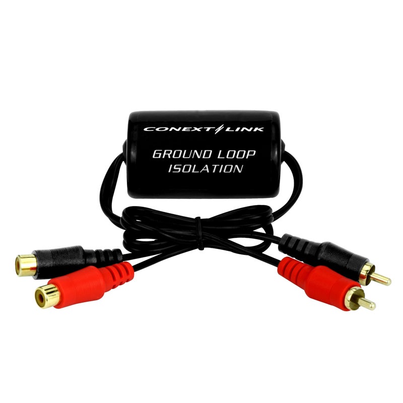Conext Link RCA Stereo 2 Channel Ground Loop Isolator Signal Noise Filter Suppressor Reducer Alternator for Car Audio Stereoï¼ˆ13600ï¼‰ - Image 1